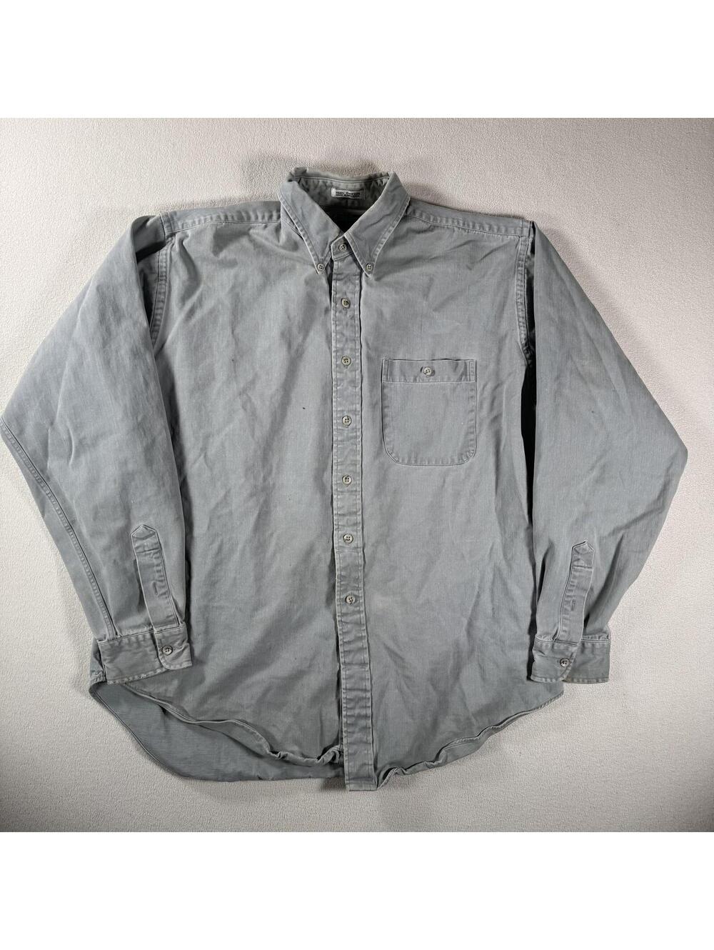 Vintage 90s Hardware 1 Pocket Heavy weight Button down shirt